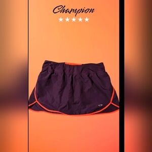 CHAMPION WOMENS ATHLETIC PULL ON SKIRT WITH BUILT SHORTS SIZE S
